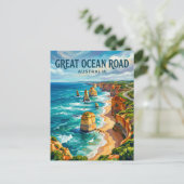 Grote Oceaanweg Australië Briefkaart (Staand voorkant)