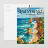 Grote Oceaanweg Australië Briefkaart (Voorkant / Achterkant)