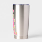 Grote Ochtend Donut Meeple Board Game Art Geïsoleerde Drinkbeker (Achterkant)