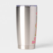 Grote Ochtend Donut Meeple Board Game Art Geïsoleerde Drinkbeker (Voorkant)