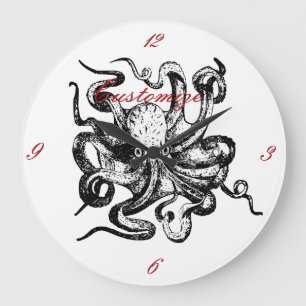 Grote octopus Thunder_Cove Klok