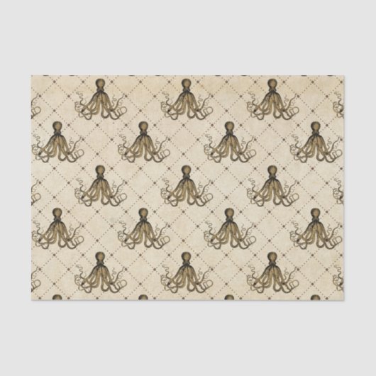 Grote octopus tissuepapier (Voorkant)