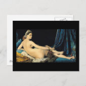 Grote Odalisque 1814 Jean Auguste Dominique Briefkaart (Voorkant / Achterkant)
