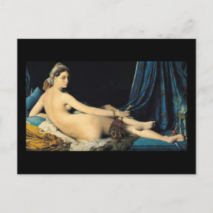 Grote Odalisque 1814 Jean Auguste Dominique Briefkaart