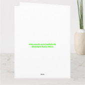 Grote of grote verjaardagskaarten met leeftijd en  kaart (Achterkant)