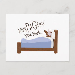 Grote ogen die je hebt briefkaart