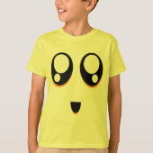 Grote ogen emoji t-shirt (Voorkant)