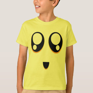 Grote ogen emoji t-shirt