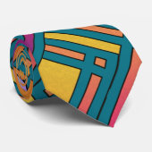 Grote ogen en vlinders stropdas (Opgerold)