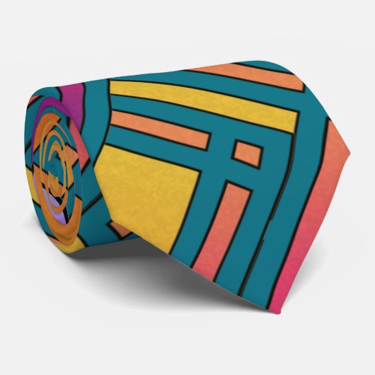 Grote ogen en vlinders stropdas (Opgerold)