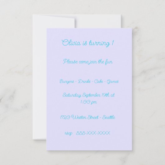 Grote ogen grillige teckel partij kaart (Achterkant)