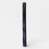 Grote ogen op zwarte en paarse stervormige explosi Case-Mate iPhone case (Achterkant/links)
