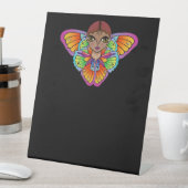 Grote Ogen Sticker Reclamebord Met Voetstuk (Insitu)