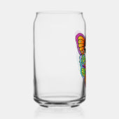 GROTE OGEN & VLINDER KAN GLAS (Rechts)