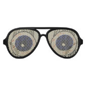 Grote ogen zonnebril 2 unisex (Voorkant)