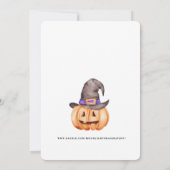 GROTE OGIGE DRACULA, HALLOWEENPARTY KAART (Achterkant)