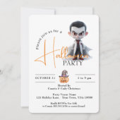 GROTE OGIGE DRACULA, HALLOWEENPARTY KAART (Voorkant)