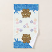 Grote Ogige Kat in Badwater Bad Handdoek (Handdoek)