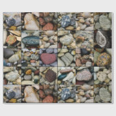 Grote olierestenen cadeaupapier (Vlak)