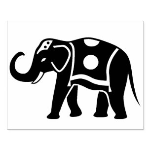 Grote olifant rubberen stempel