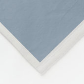 Grote oma-boodschap van Kinder witte rozen Fleece Deken (Hoek)