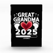 Grote oma laden 2025 zwangerschap aankondiging fotoblokken (Voorkant)