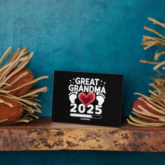 Grote oma laden 2025 zwangerschap aankondiging fotoplaat (Zijkant)