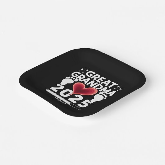 Grote oma laden 2025 zwangerschap aankondiging papieren bordje (Gebogen)