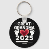 Grote oma laden 2025 zwangerschap aankondiging sleutelhanger (Voorkant)