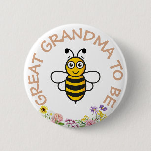Grote oma om zo lief als kan zijn ronde button 5,7 cm