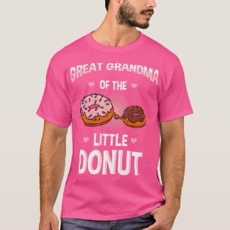 Grote oma van de kleine donut geslacht onthullen p t-shirt