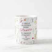  Grote Oma Wildflower Quote Koffiemok (Center)