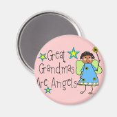 Grote oma's zijn Angels Gifts (Afro-Amerikaans) Magneet (Voorkant / Achterkant)