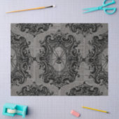 Grote omhulde spin op donkergrijze ontkoppeling tissuepapier (Craft)