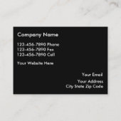 Grote onroerend goed Visitekaartjes (Achterkant)