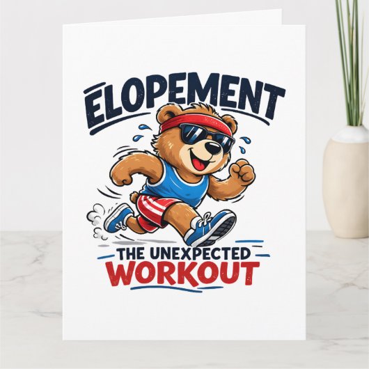 Grote Onverwachte Work-out Kaart (Voorkant)