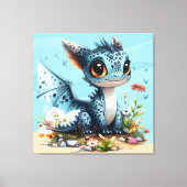 Grote Oog Draak Canvas Afdruk (Voorkant)