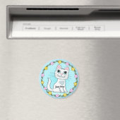 Grote Oog Kitten Kat Magneet (Insitu (Vaatwasser))