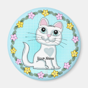 Grote Oog Kitten Kat Magneet