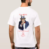 Grote oom Sam DTD T-shirt (Achterkant)