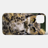 Grote Ooruil (Bubo virginianus), volledig lichaam Case-Mate iPhone Case (Achterkant (horizontaal))