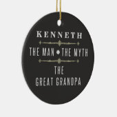 Grote opa het Man de mythe Keramisch Ornament (Rechts)