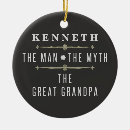 Grote opa het Man de mythe Keramisch Ornament (Voorkant)