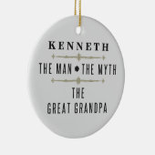 Grote opa het Man de mythe Keramisch Ornament (Rechts)