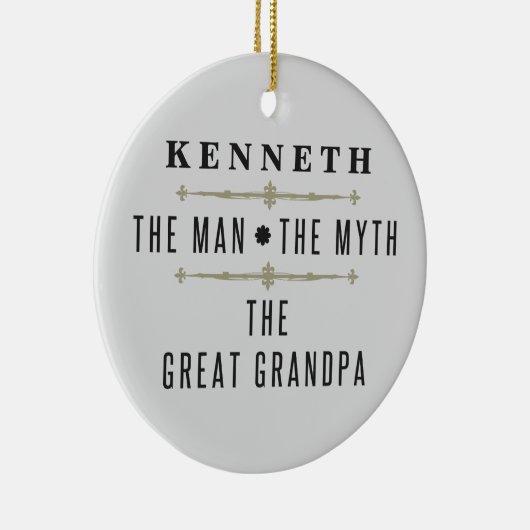 Grote opa het Man de mythe Keramisch Ornament (Rechts)