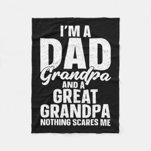 Grote Opa Kunst voor Grote Opa Mannen Opa Fleece Deken