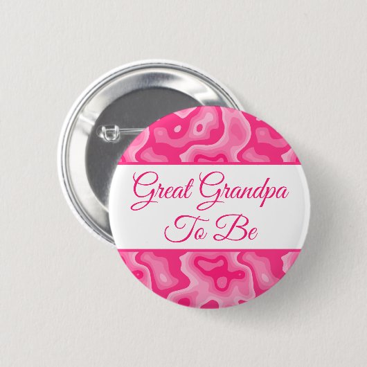 Grote opa om te worden | Button Baby shower van Gi (Voorkant /achterkant)