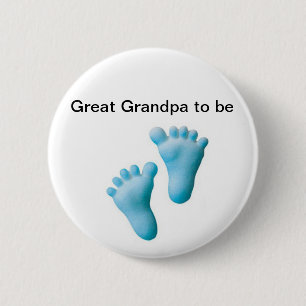 Grote opa om te worden ronde button 5,7 cm