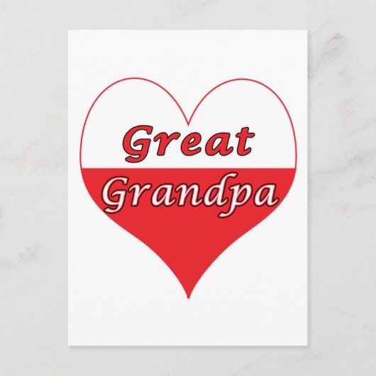 Grote opa Poolse hartswond Briefkaart (Voorkant)