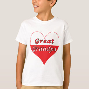 Grote opa Poolse hartswond T-shirt